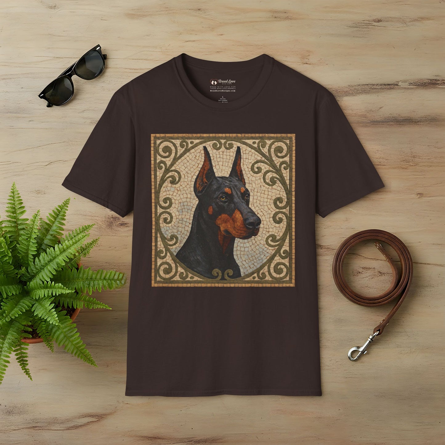 Doberman Pinscher Mosaic T-Shirt