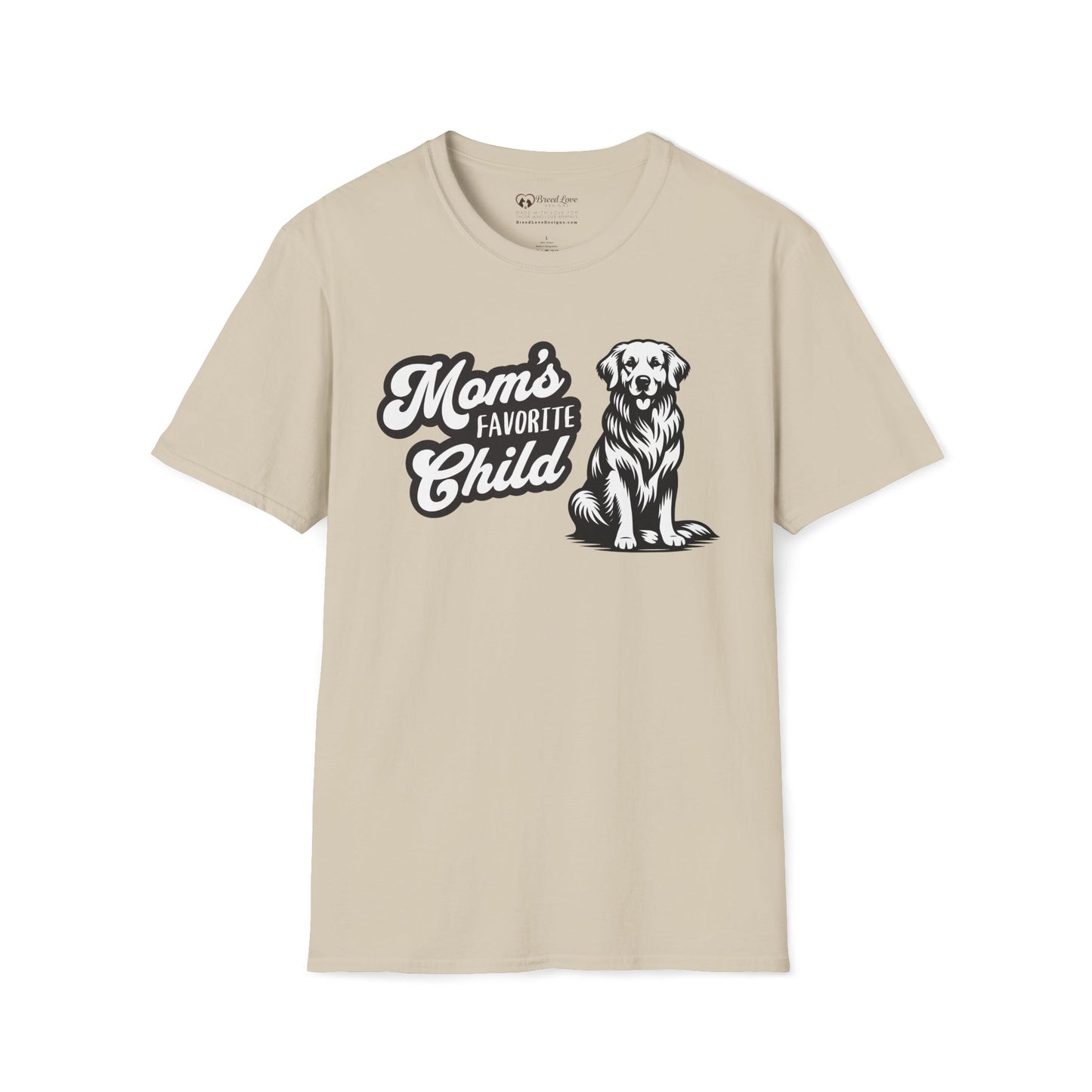 Mom's Favorite Child - Golden Retriever T-Shirt