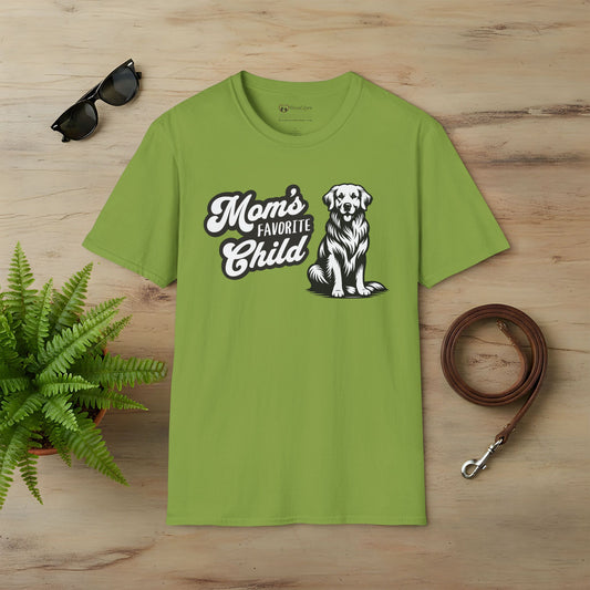 Mom's Favorite Child - Golden Retriever T-Shirt