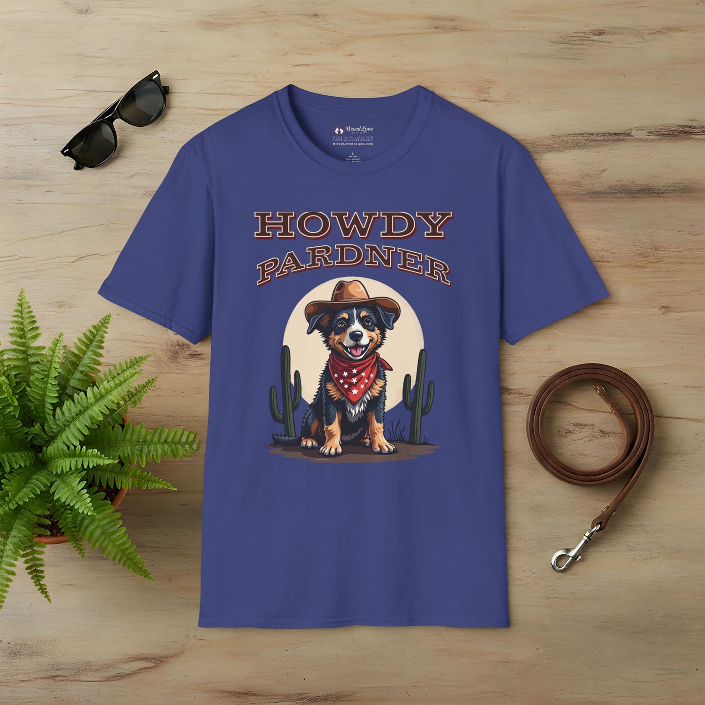 Howdy Pardner Border Collie T-Shirt