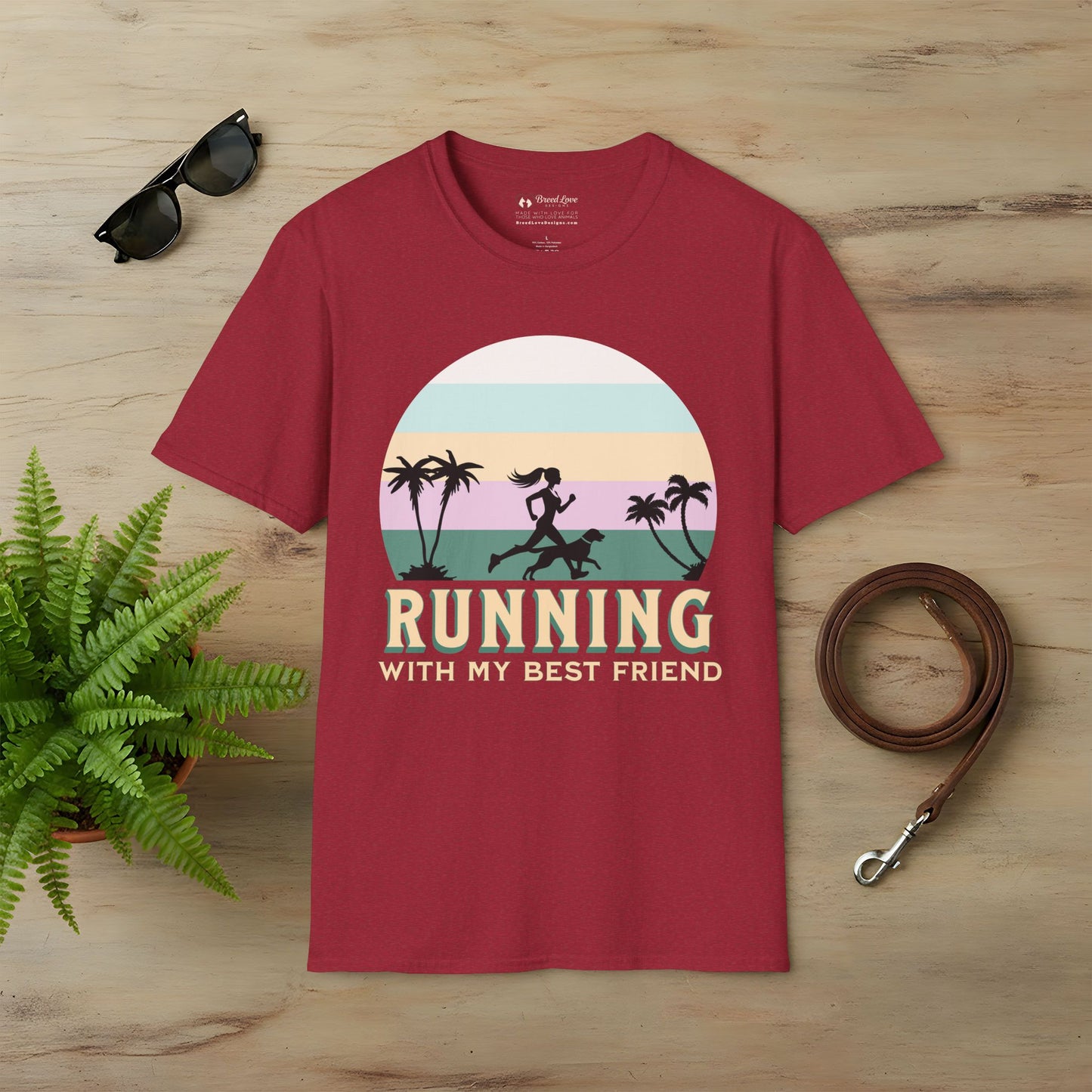 Running With My Best Friend - Female T-Shirt