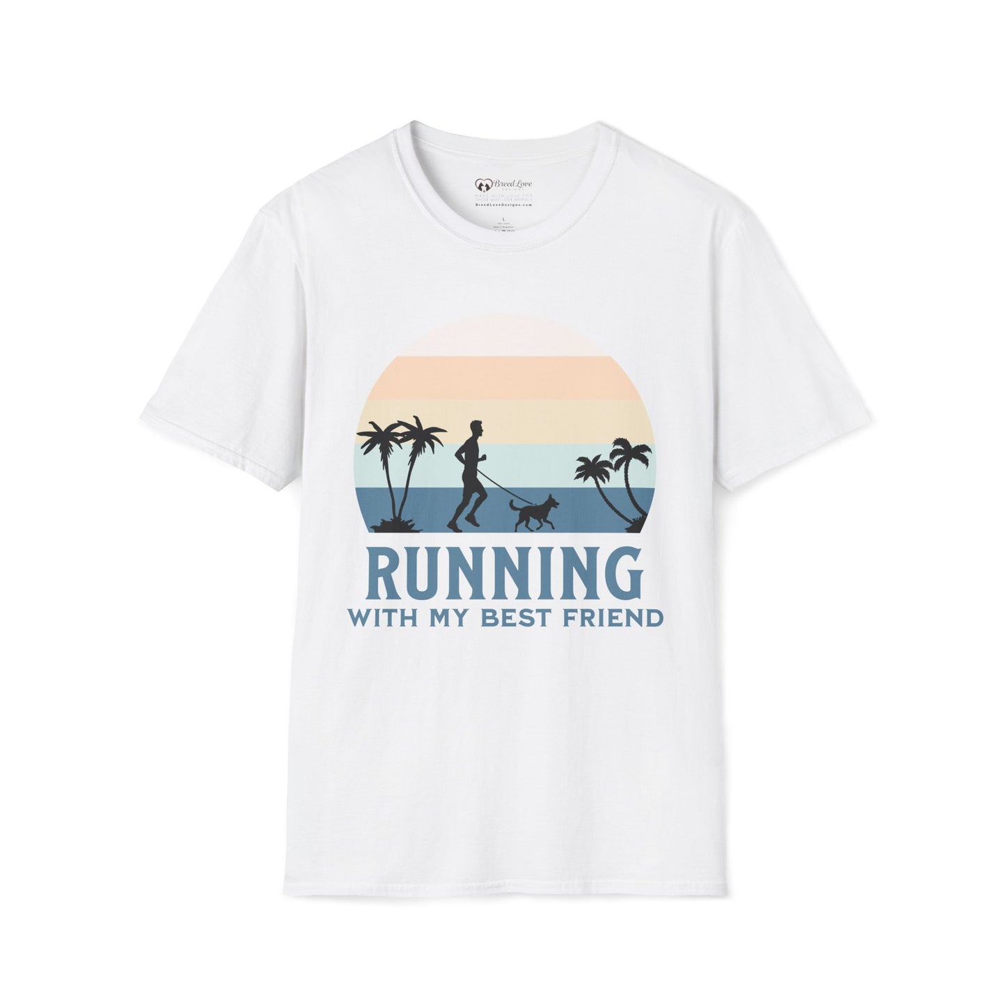 Running With My Best Friend - Male T-Shirt