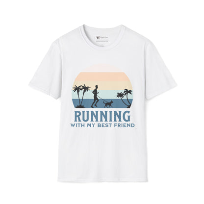 Running With My Best Friend - Male T-Shirt