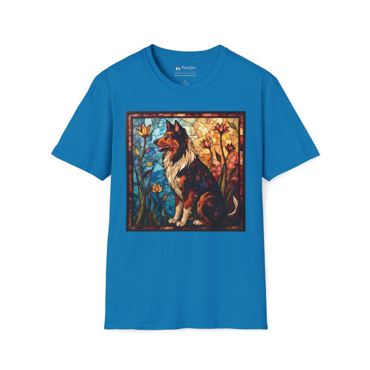 Stained Glass Collie T-Shirt