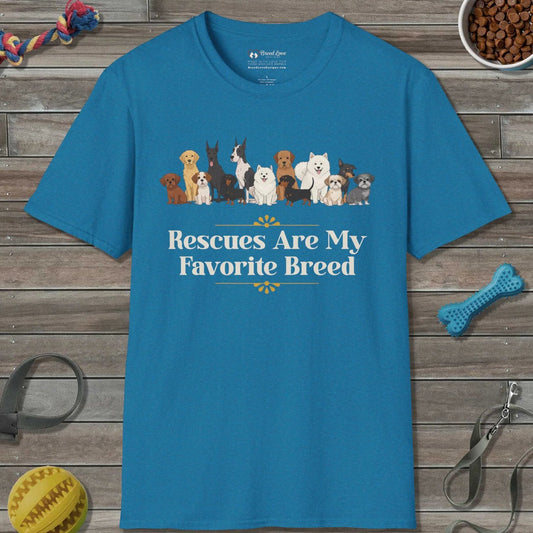 Rescues Are My Favorite Breed T-Shirt