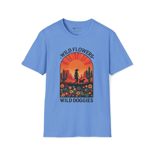Wild Flowers Wild Doggies T-Shirt