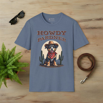 Howdy Pardner Border Collie T-Shirt