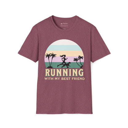 Running With My Best Friend - Female T-Shirt
