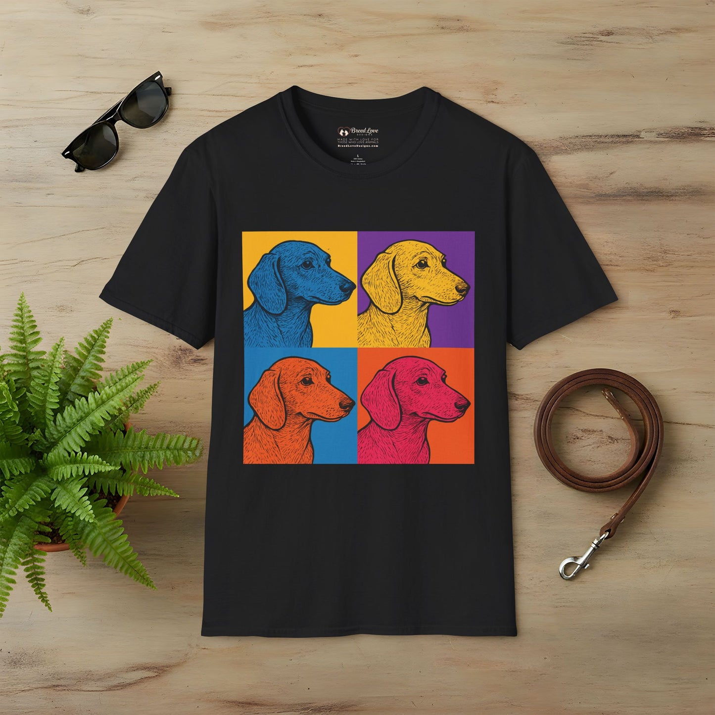 Dachshund Pop Art T-Shirt