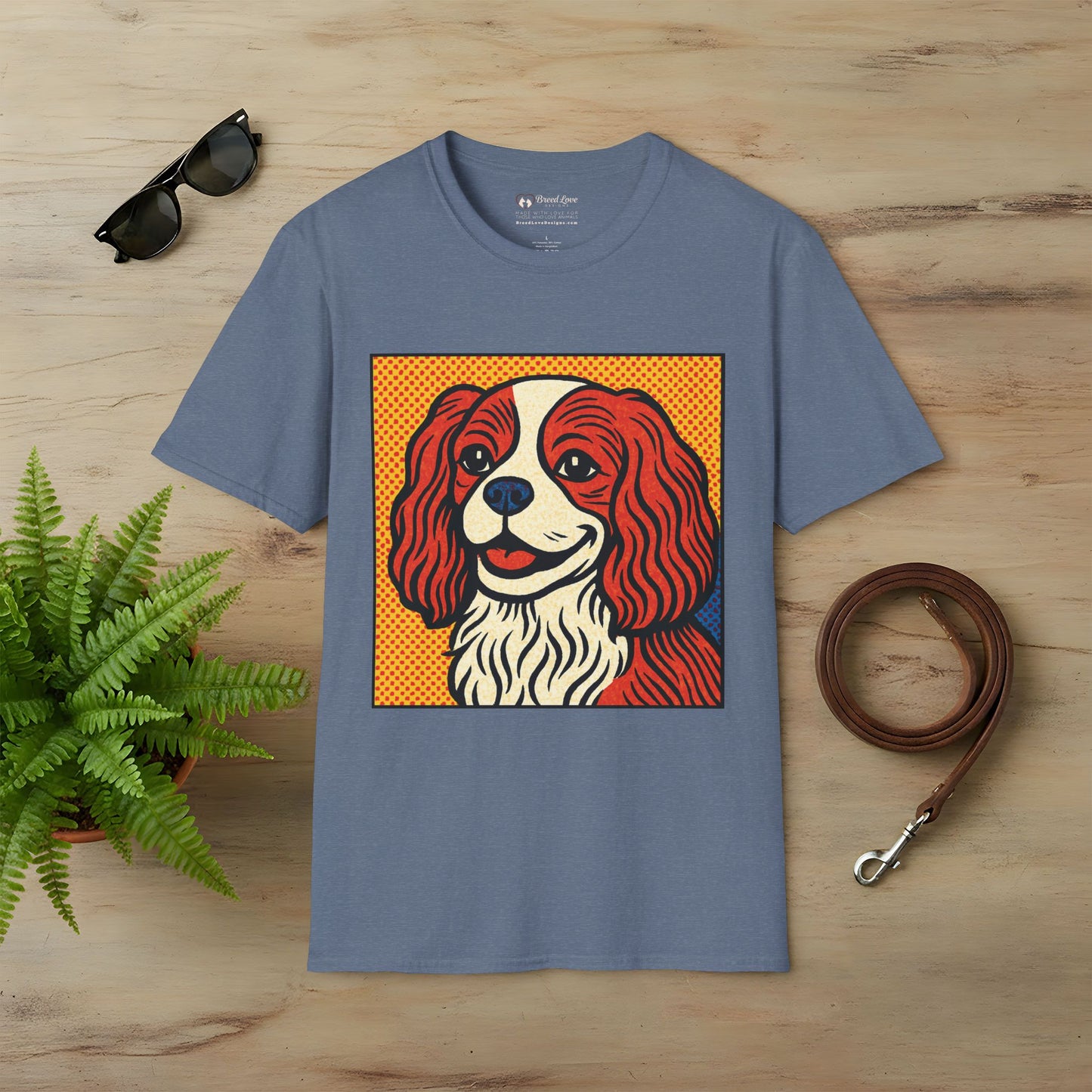 Cavalier King Charles Spaniel Pop Art T-Shirt