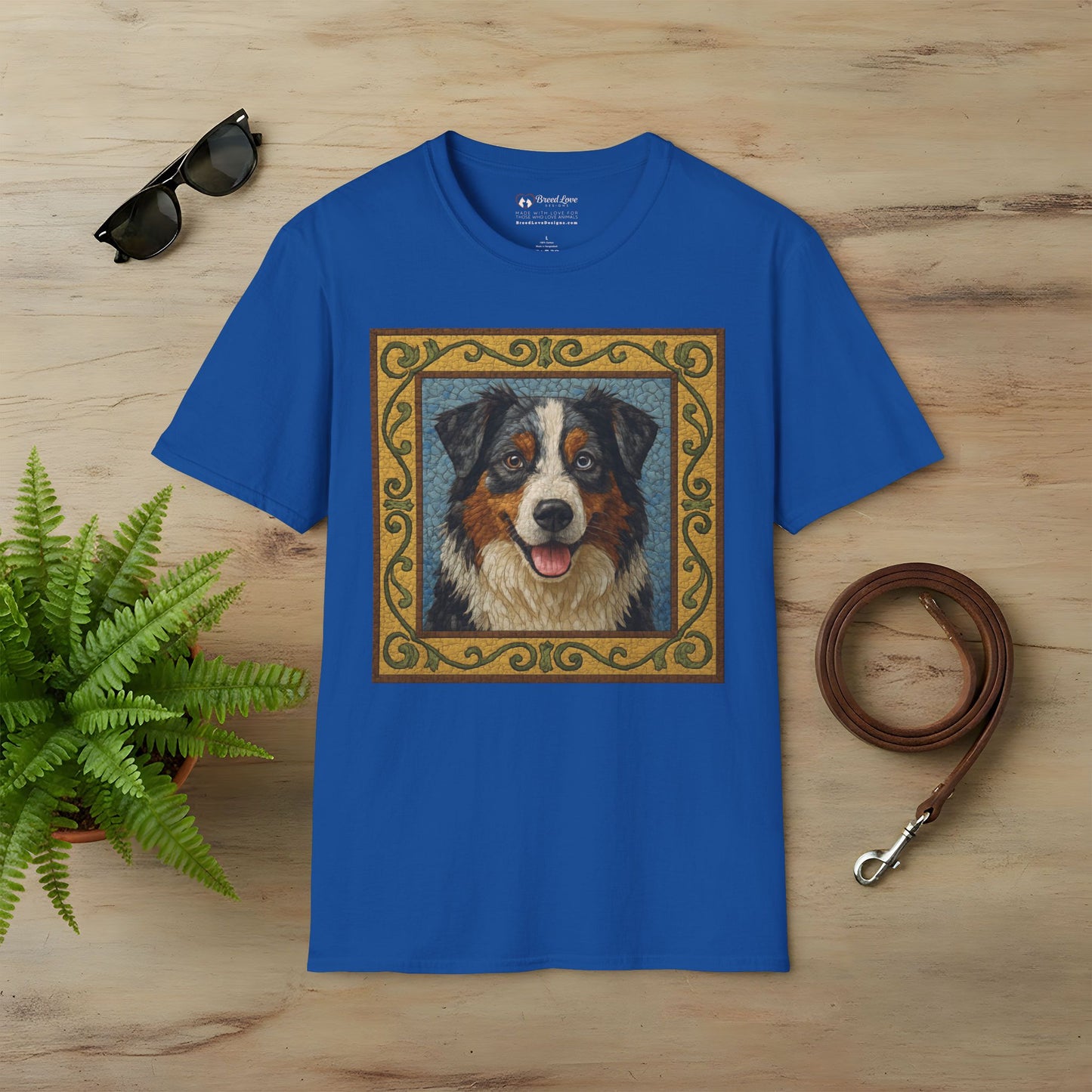 Australian Shepherd Mosaic T-Shirt
