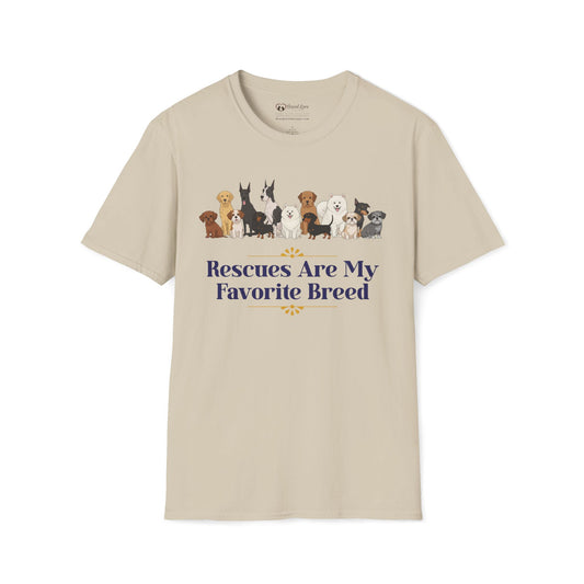 Rescues Are My Favorite Breed T-Shirt