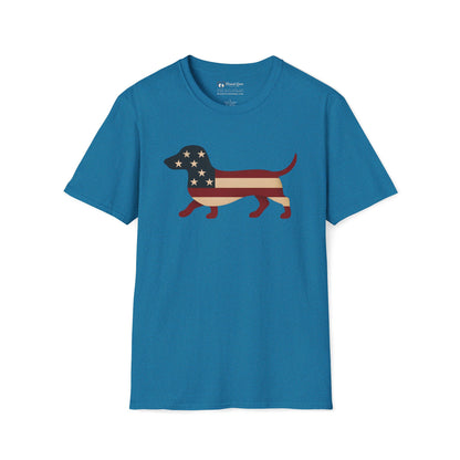 American Flag Dachshund T-Shirt