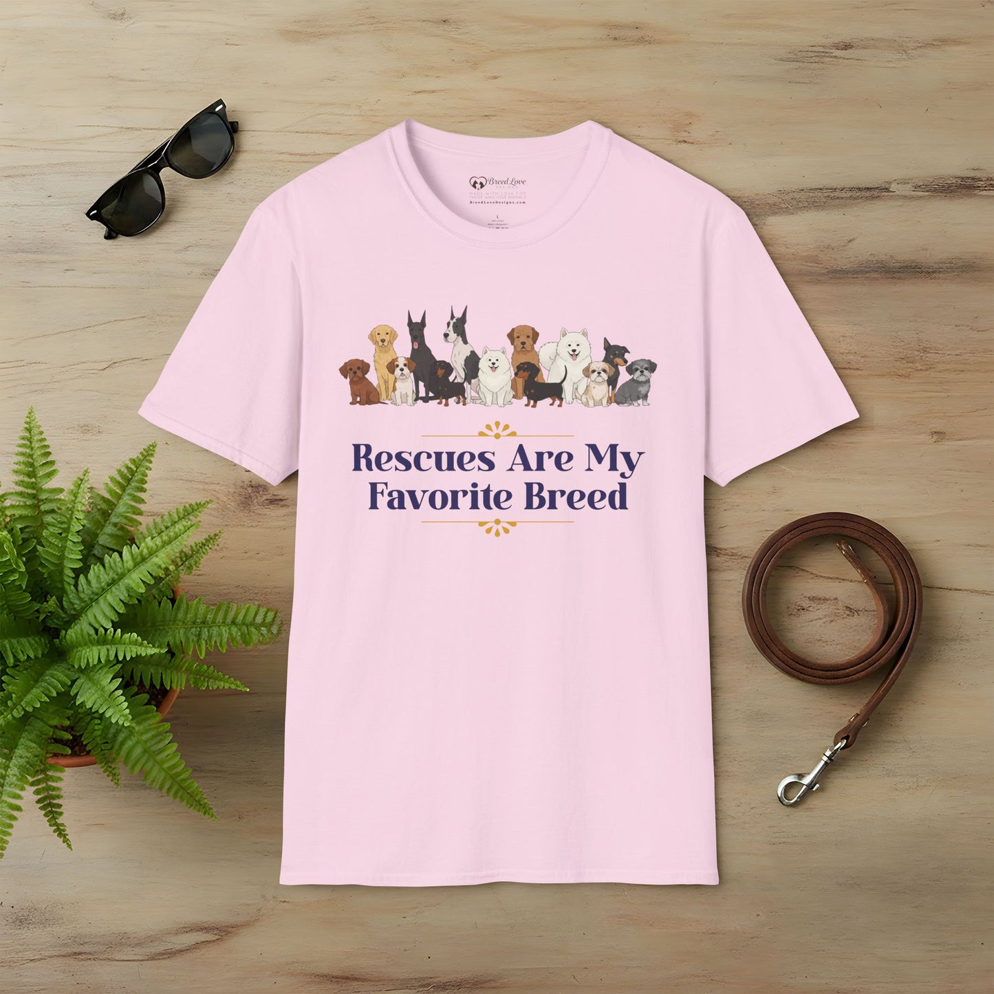 Rescues Are My Favorite Breed T-Shirt