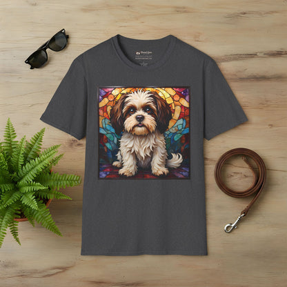 Stained Glass Shih Tzu T-Shirt