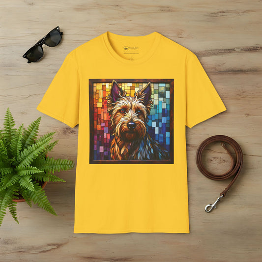 Stained Glass Terrier T-Shirt