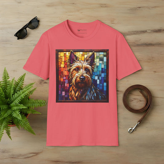 Stained Glass Terrier T-Shirt