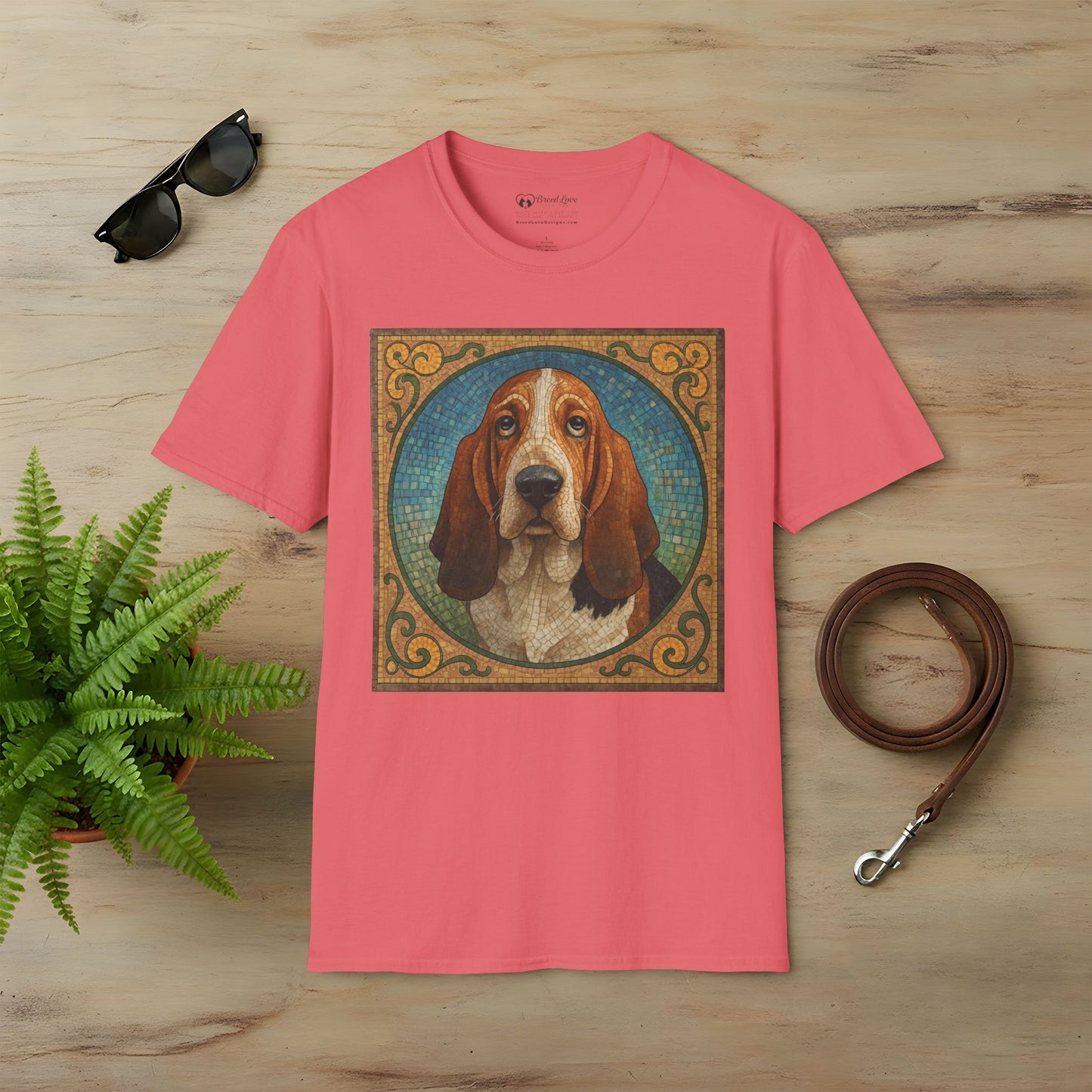 Basset Hound Mosaic T-Shirt