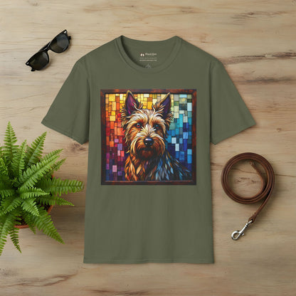 Stained Glass Terrier T-Shirt