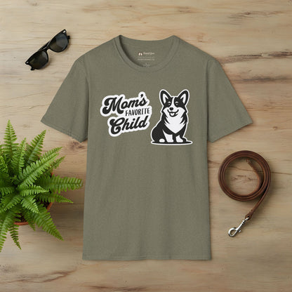 Mom's Favorite Child - Corgi T-Shirt