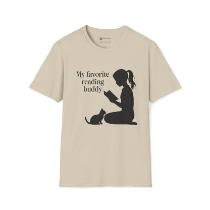My Favorite Reading Buddy Cat T-Shirt