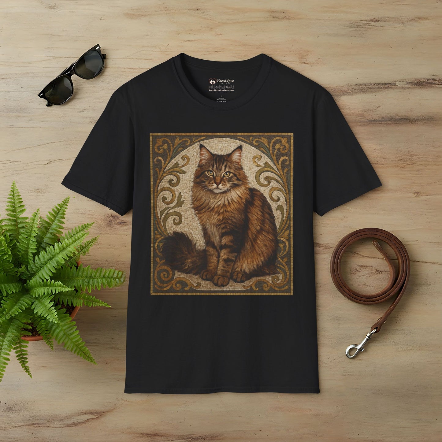 Maine Coon Mosaic T-Shirt
