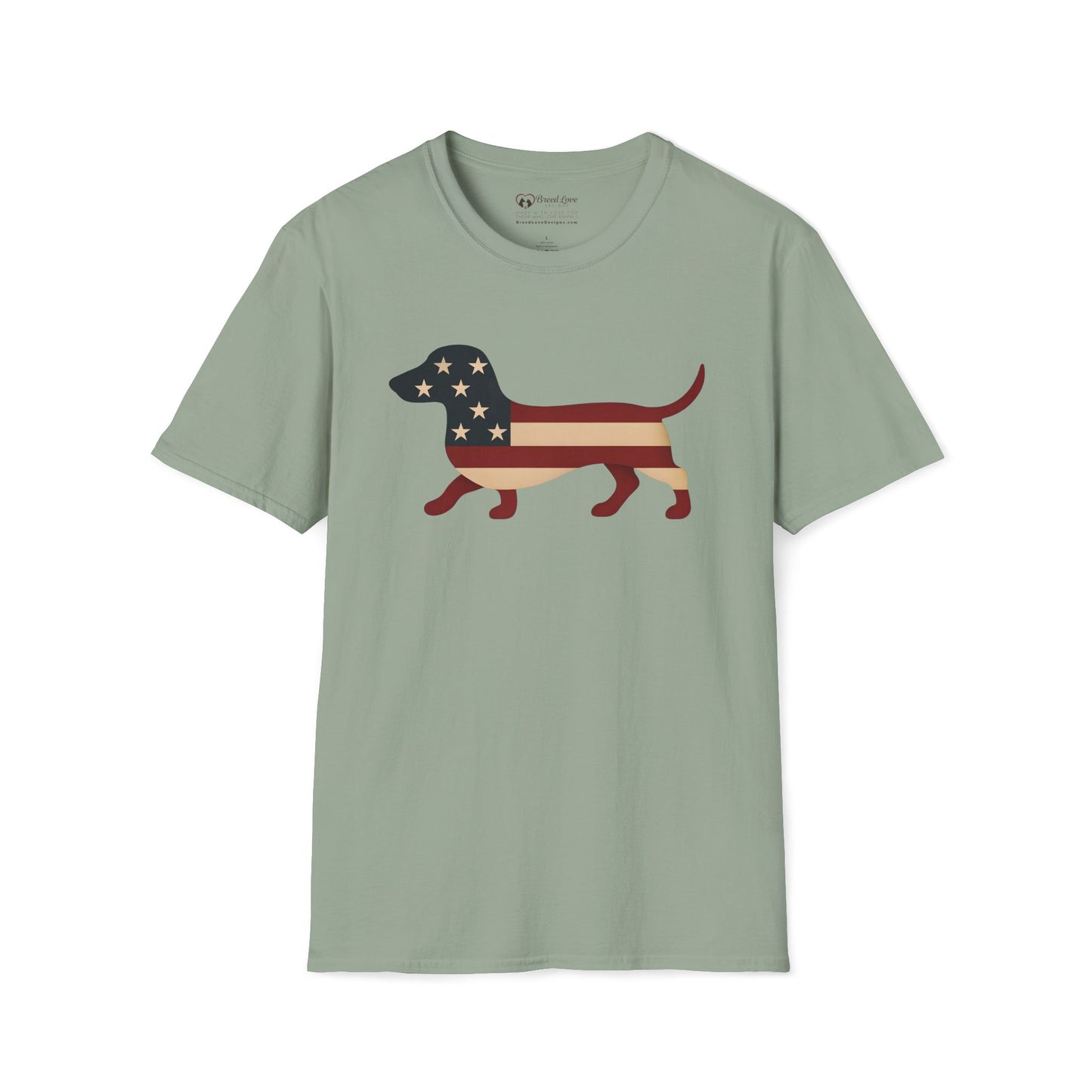 American Flag Dachshund T-Shirt