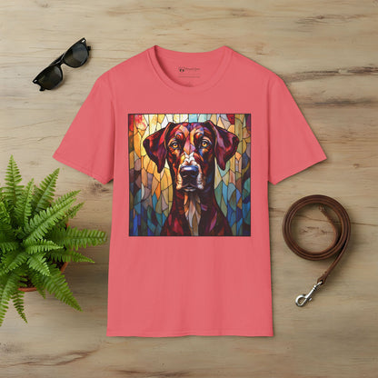 Stained Glass Great Dane T-Shirt