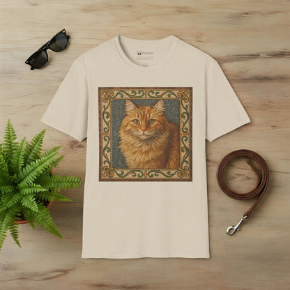 Orange House Cat Mosaic T-Shirt