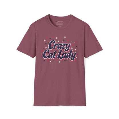 Sparkly Crazy Cat Lady T-Shirt