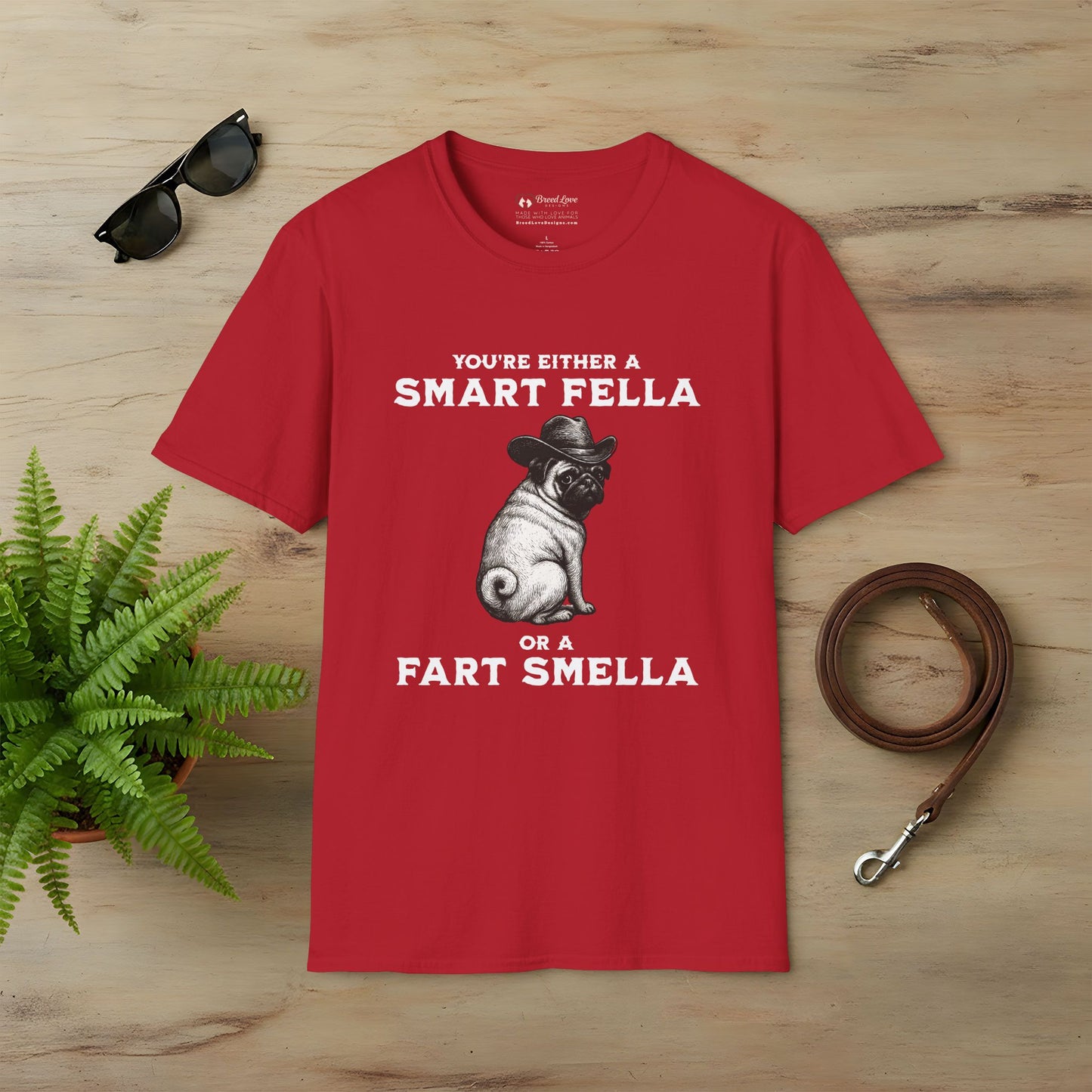 Smart Fella or Fart Smella T-Shirt