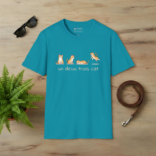 Un Deux Trois Cat T-Shirt