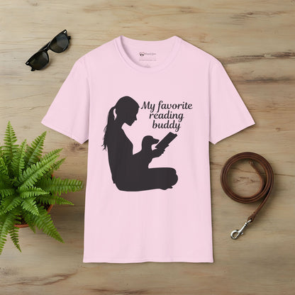 My Favorite Reading Buddy Dog T-Shirt