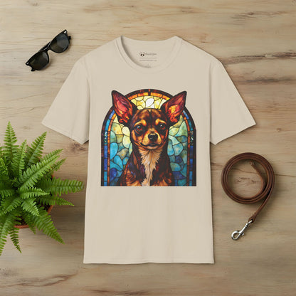Stained Glass Chihuahua T-Shirt