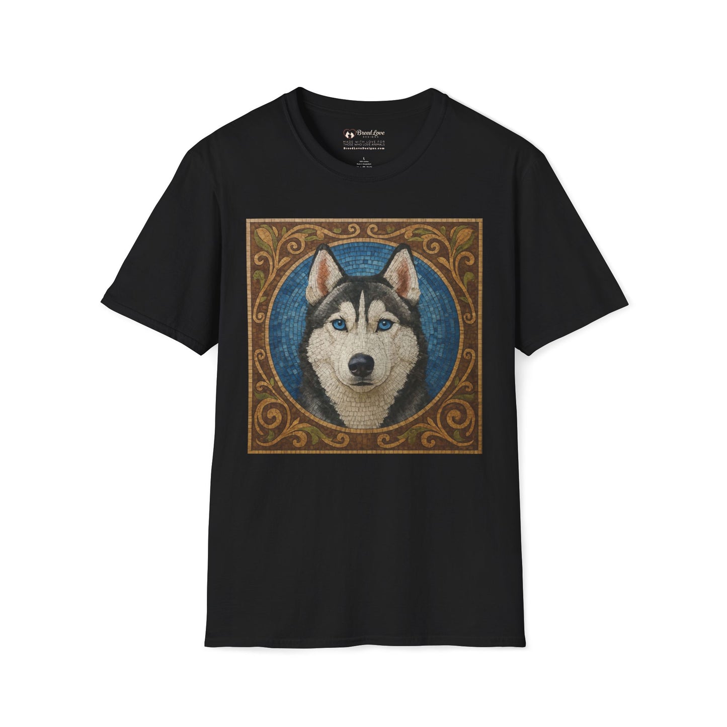 Siberian Husky Mosaic T-Shirt