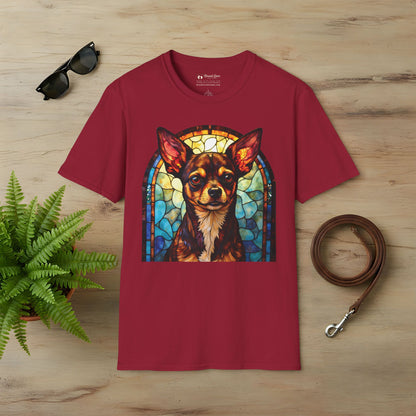 Stained Glass Chihuahua T-Shirt