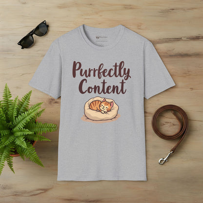Purrfectly Content T-Shirt
