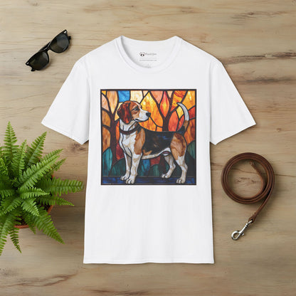 Stained Glass Beagle T-Shirt