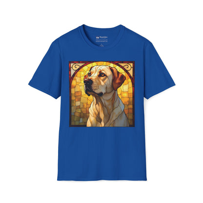Stained Glass Yellow Lab T-Shirt