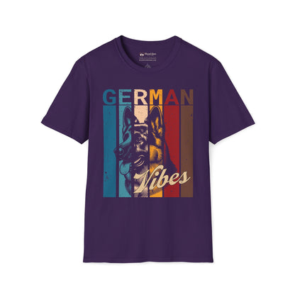 Retro German Shepherd Vibes T-Shirt