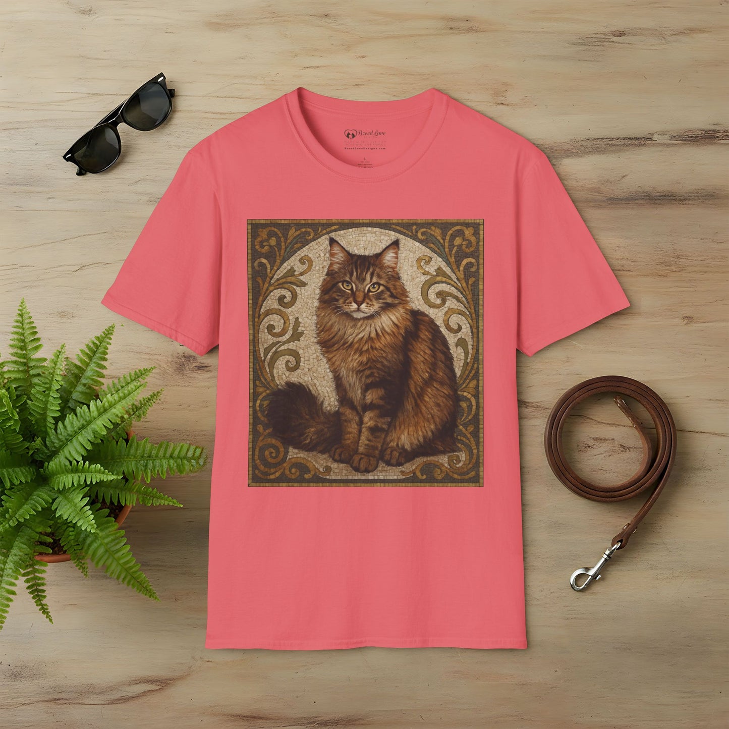 Maine Coon Mosaic T-Shirt