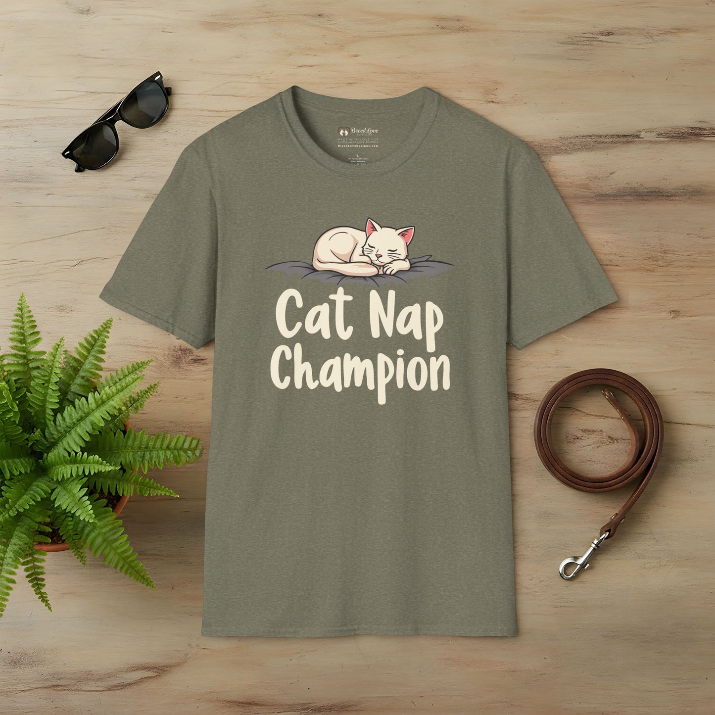 Cat Nap Champion T-Shirt