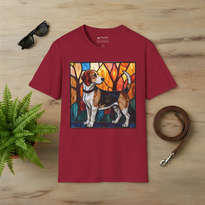 Stained Glass Beagle T-Shirt