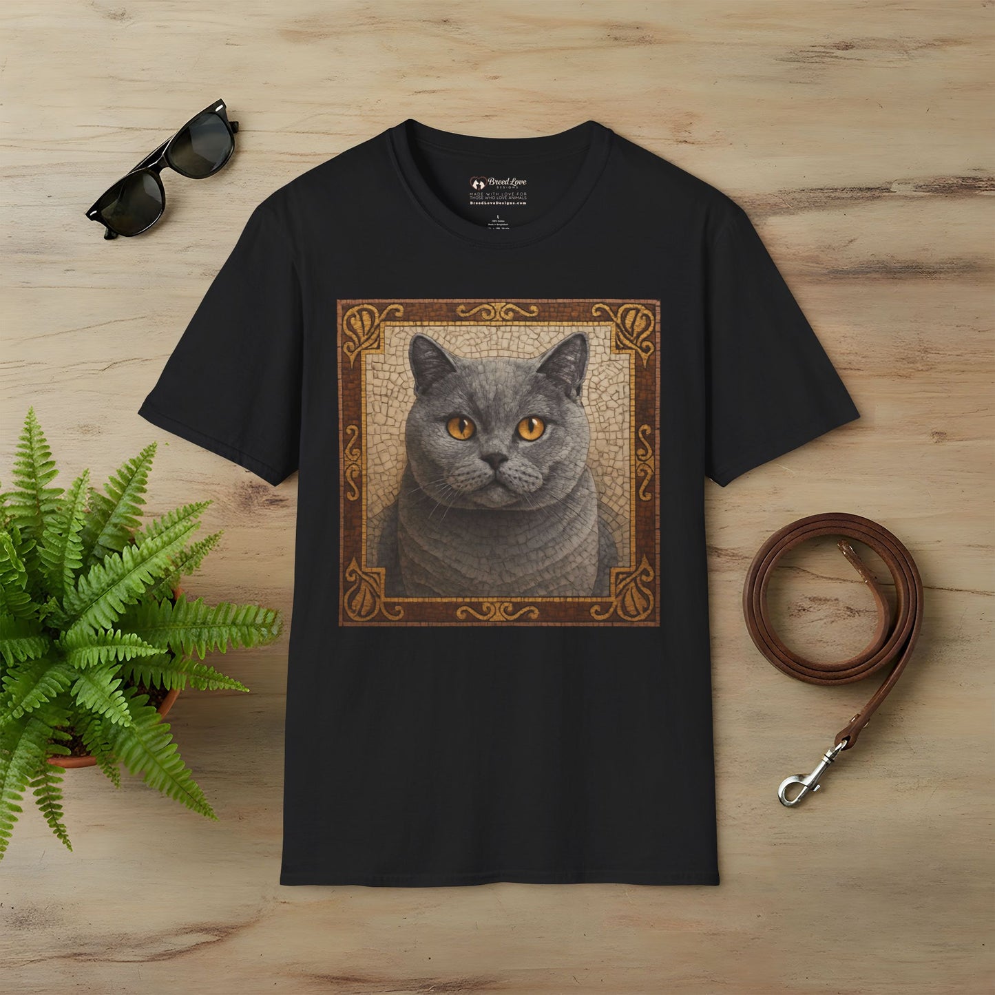 British Shorthair Mosaic T-Shirt