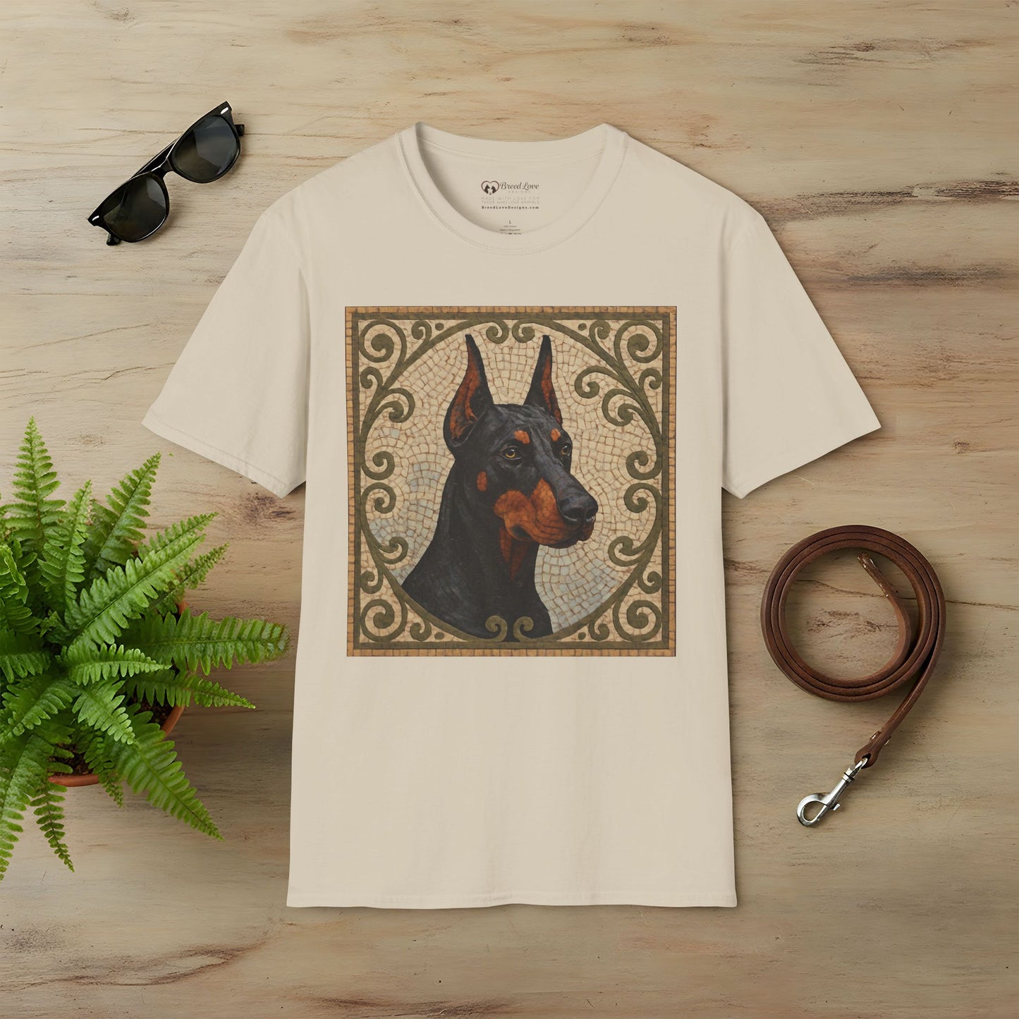 Doberman Pinscher Mosaic T-Shirt