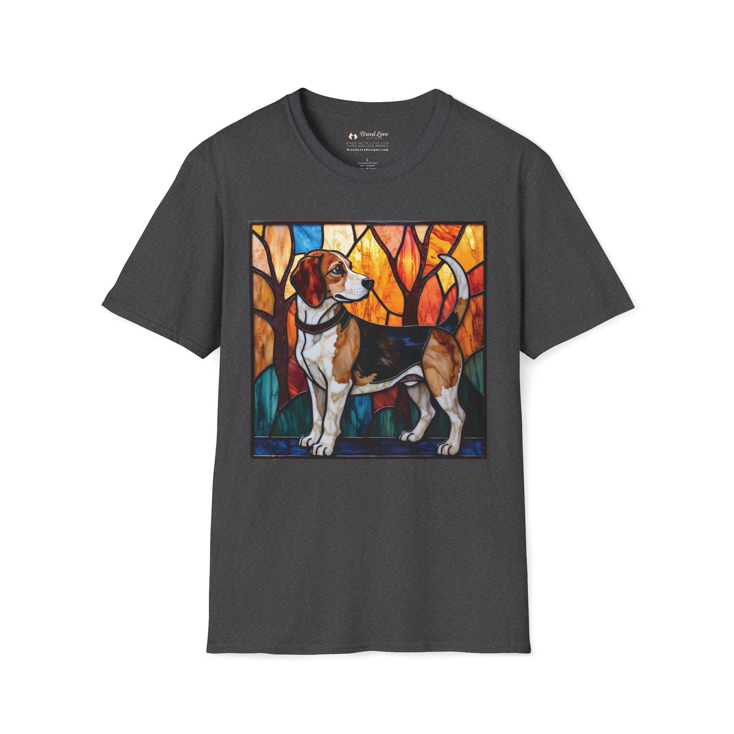 Stained Glass Beagle T-Shirt