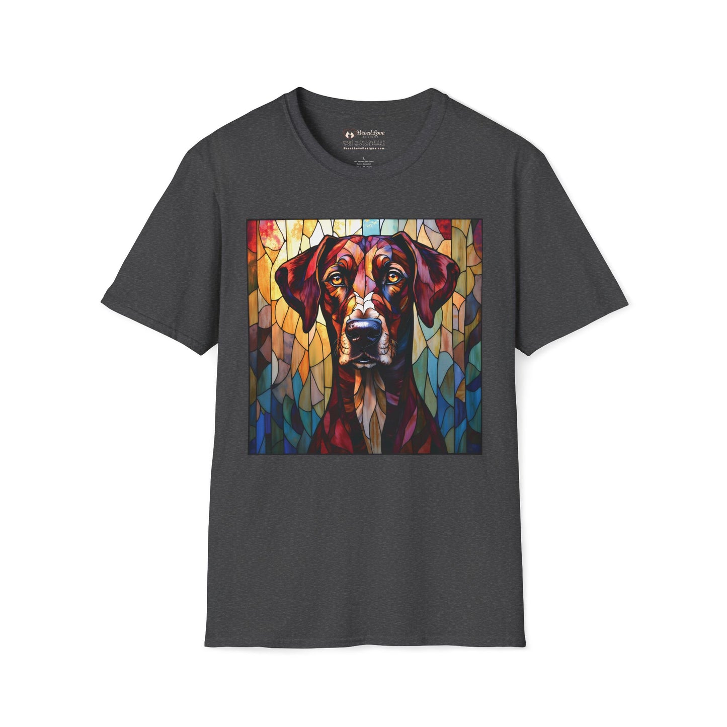 Stained Glass Great Dane T-Shirt