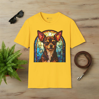Stained Glass Chihuahua T-Shirt