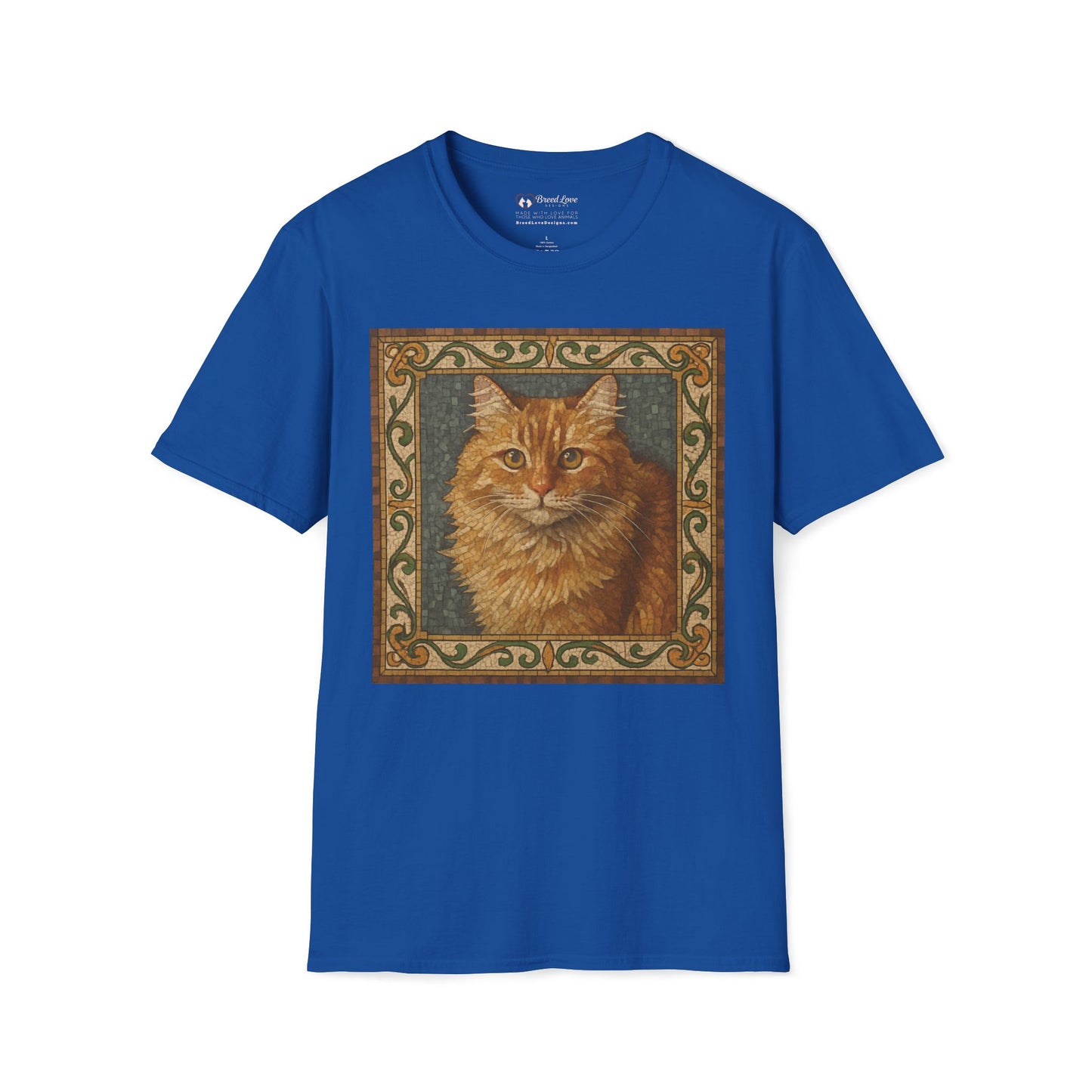 Orange House Cat Mosaic T-Shirt
