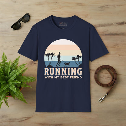 Running With My Best Friend - Male T-Shirt